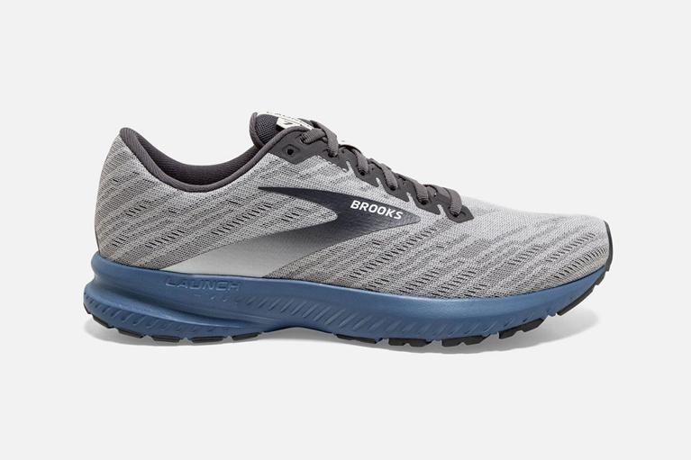 Brooks Launch 7 Mens Road Running Shoes - Grey - Indonesia (RPBS-78254)